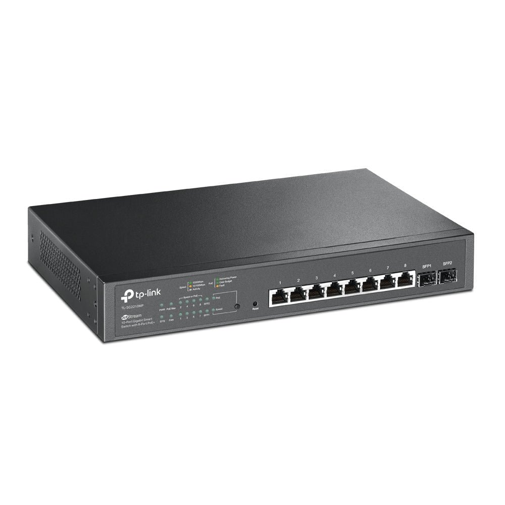 Switch PoE 8 Puertos TP - Link TL - SG2210MP Gigabit 150W SFP