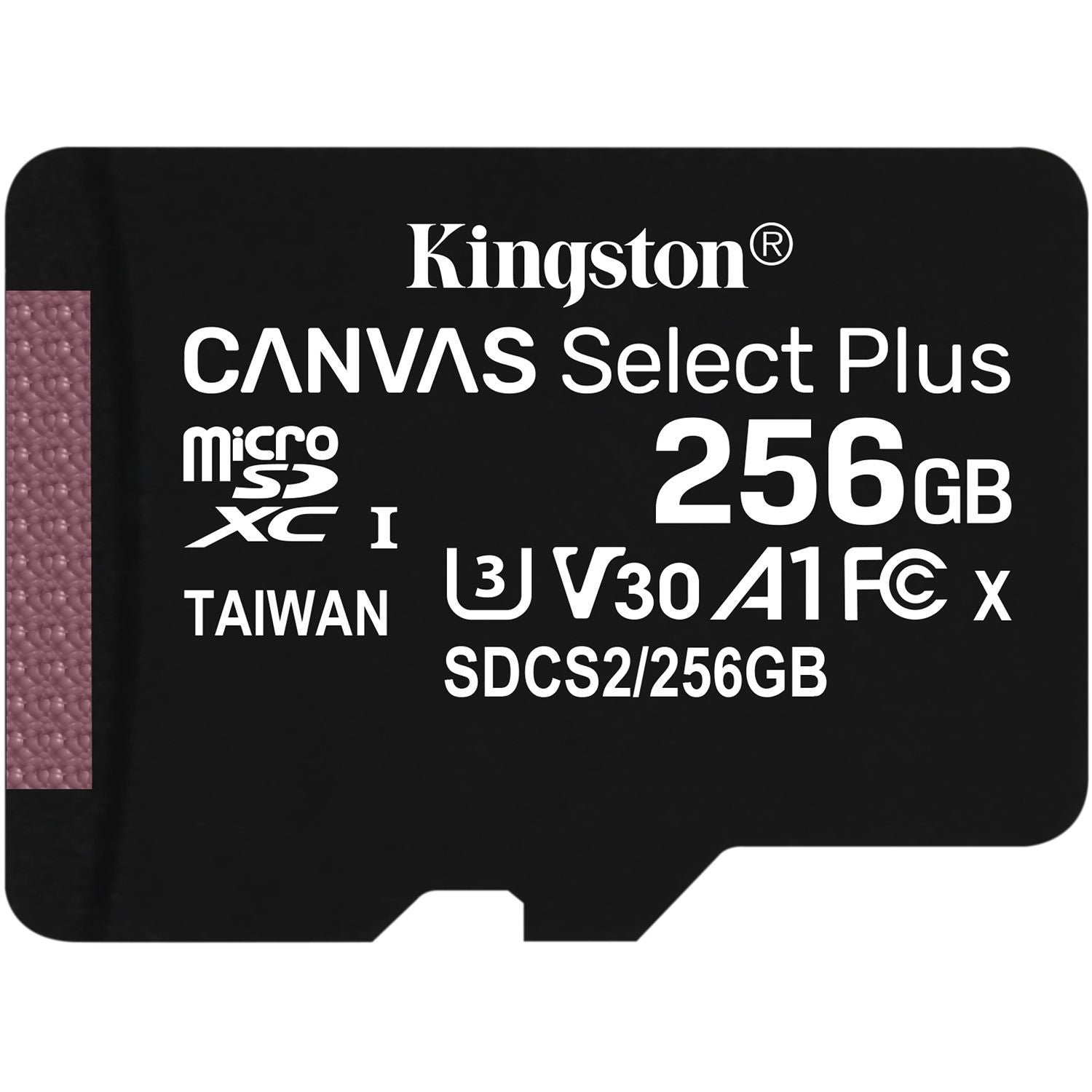 Tarjeta De Memoria 256GB Kingston Canvas Select