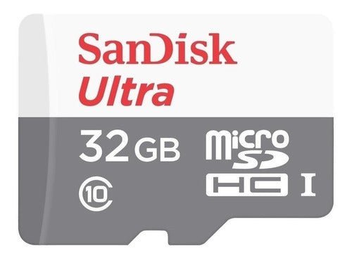 Tarjeta De Memoria Micro SD 32GB Sandisk Ultra Con Adaptador