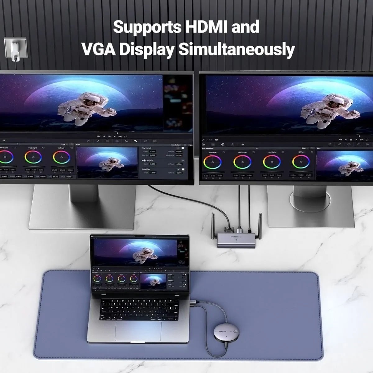 Transmisor HDMI/VGA Inalámbrico Ugreen 4K 50 Metros CM586