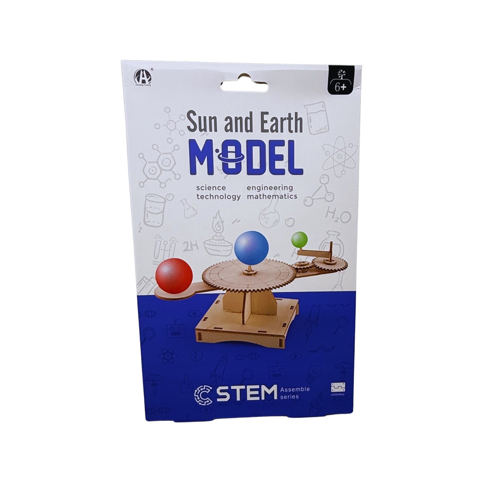 Juguete Cientifico STEM Sun Earth Model En Madera - Imagen 2