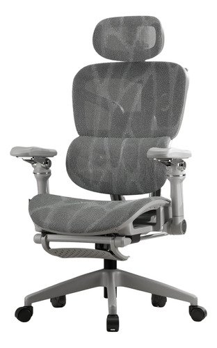 Silla Ergonómica Reclinable Con Reposapiés Y Soporte Lumbar - Imagen 6