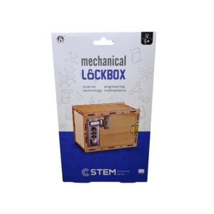 Juguete Kit Educativo Caja Fuerte Mecanica Madera 3D