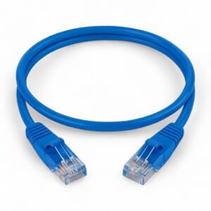 Cable de Red 1 Metro Cat6 Azul Patch Cord Certificado Fluke