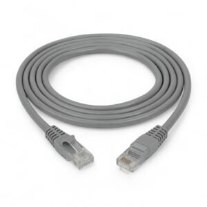 Cable de Red 5 Metros Gris Patch Cord Cat6 Certificado Fluke