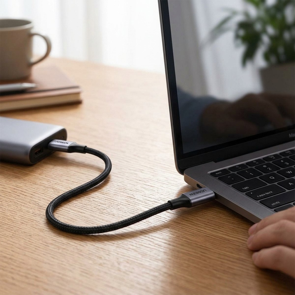 Cable USB C A USB C Ugreen US261 60W 1m Negro - Imagen 5