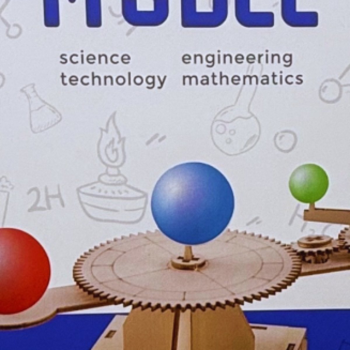 Juguete Cientifico STEM Sun Earth Model En Madera - Imagen 5