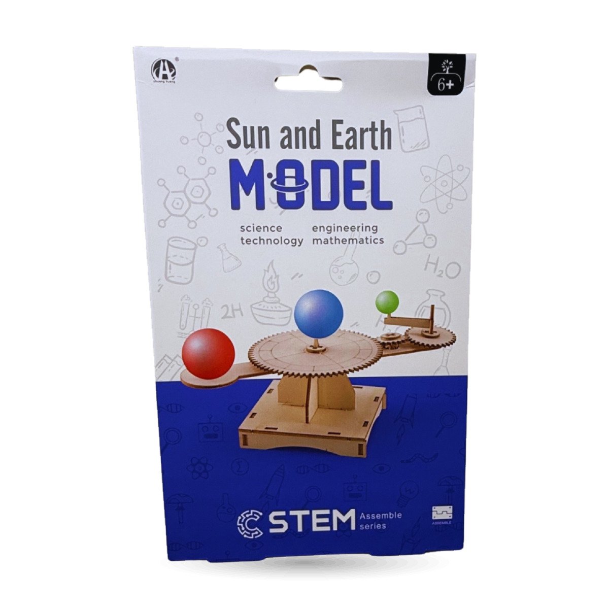 Juguete Cientifico STEM Sun Earth Model En Madera